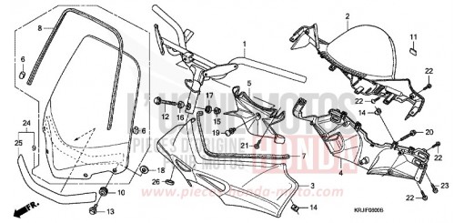 TUYAU DE GUIDON/REVETEMENT DE GUIDON (FES1253-5) (FES1503-5) FES1253 de 2003
